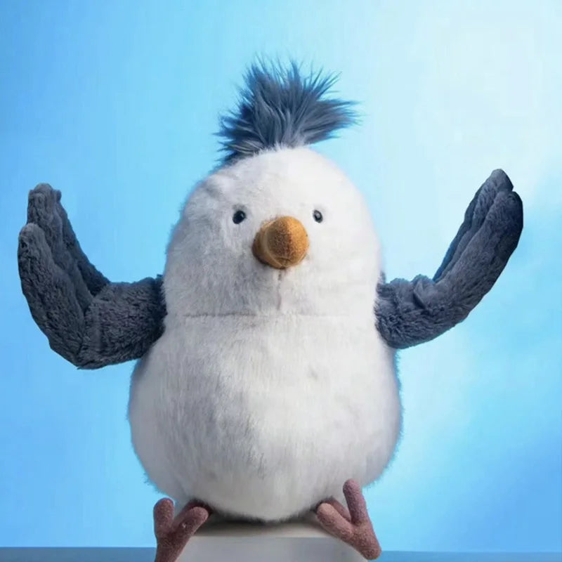 Funny Cute Chipper Seagull Soft Stuffed Animal Plush Toy Beach Star's Birthday Gift for Kids Home Decoration Journey Souvenirs Funny Cute Chipper Seagull Soft Stuffed Animal Plush Toy Beach Star's Birthday Gift for Kids Home Decoration Journey Souvenirs
